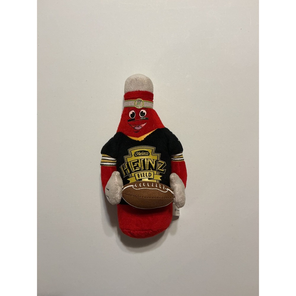 Heinz Field Ketchup Bottle 57 Varities‎ Plush Pittsburgh Steelers Football Toy